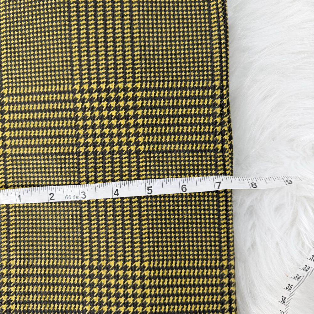 New Lulu Dharma Frasier Weekender Bag Yellow Plaid Large Travel Overnight Tote - Picture 12 of 12